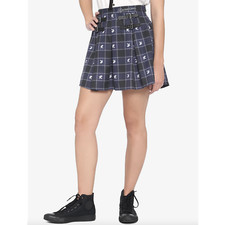 Harry Potter Ravenclaw Strap Pleated Plaid Skirt