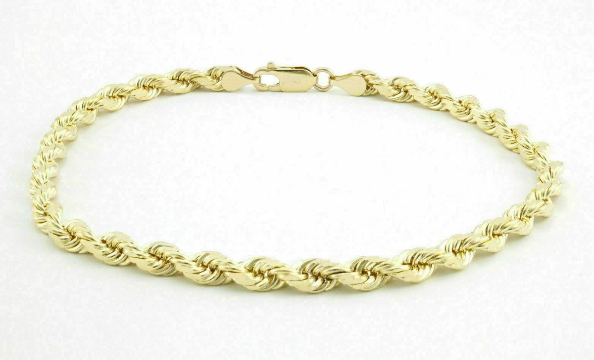 10k gold rope bracelet mens online