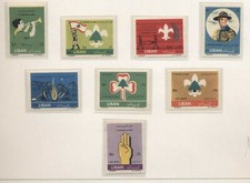Lebanon 1962 Scouting Series Cpl New Integral Rubber MNH T938
