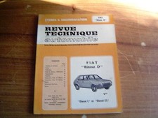 Revue technique Fiat RITMO