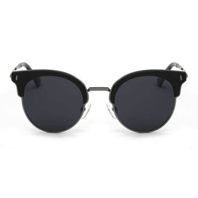 Women Half Frame Round Cat Eye Polarized Sunglasses | eBay display picture 3