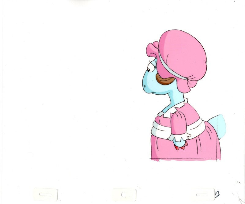 Unknown production animation cel and drawing Dino Dinosaur Maybe Dino Babies