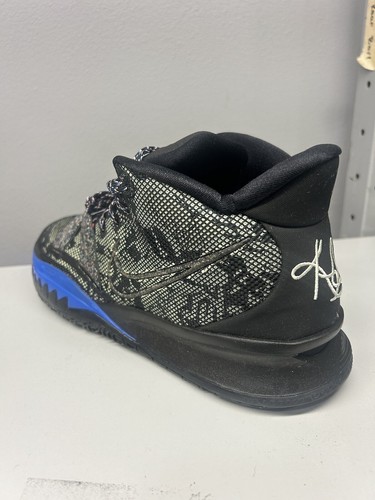 Nike Kyrie 7 Grind Black Blue Size 9.5 Sneakers Shoes No Box - Picture 3 of 6