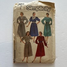 Simplicity 7693 Misses Dresses In Two Lengths...