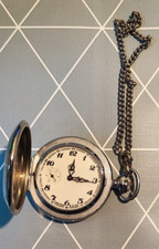 RARE VINTAGE USSR POCKET WATCH MOLNIJA 18 JEWELS