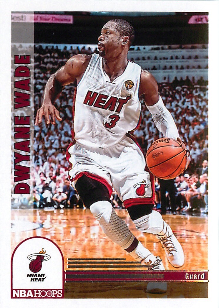 Dwyane Wade 2022-23 NBA Hoops Tribute Basketball Card #298 Miami