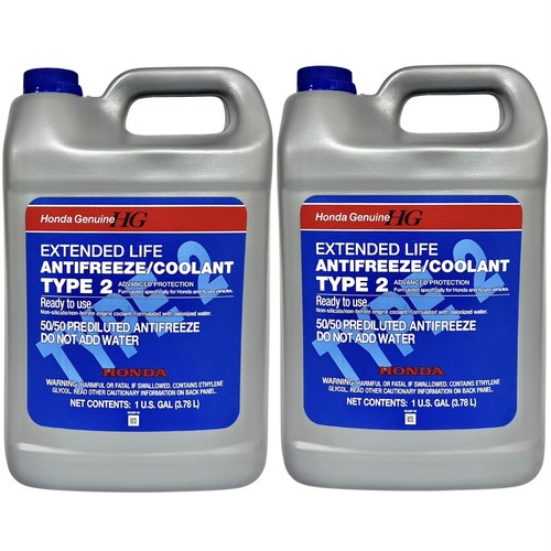 2 New Gallons Genuine HONDA/Acura Antifreeze/Coolant (Type 2) OL999