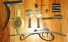 Muzzleloader Hawken Rifle Parts Iron Triggers, Butt Plate, Trigger Guard DWPS9