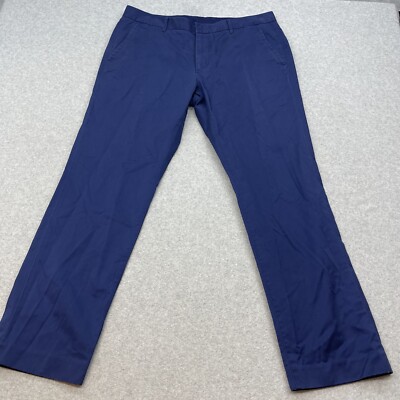 Bonobos Dress Pants Mens 35x32 Navy Blue Monday Athletic Straight Chino Weekday