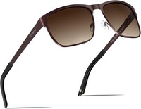 Polarisierte Sonnenbrille Herren Metallrahmen UV400 Sportbrille Fahrerbrille