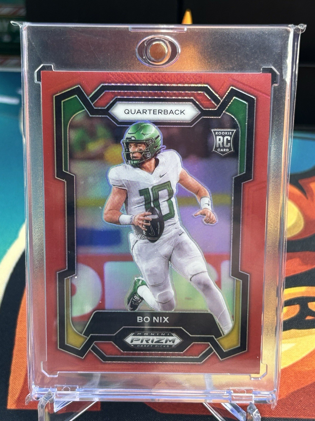 2024 Panini Prizm Draft Picks - Bo Nix #105 Red Prizm /299 (RC)