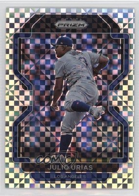 2022 Panini Prizm Power Plaid Prizm 9/75 Julio Urias #79 07rd
