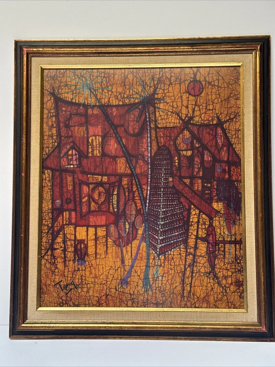 PRAGITHA バティックアート 額装品 PRAGITHA バティックアート 額装品 Batik Art In Art Paintings for