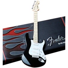 Axe Heaven Fender Stratocaster Classic Black Miniature Guitar Replica Collectble