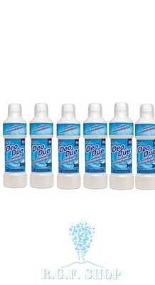 DEO DUE Weichspüler Fiori Azzurri 6x 1L   50 Wäschen   intensiver Frischeduft