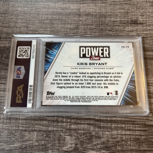 Stadium Club Chrome 2020 Power Zone PowerZone Kris Bryant Rosso #1/5 Cubs/Rockies - Foto 2 di 2