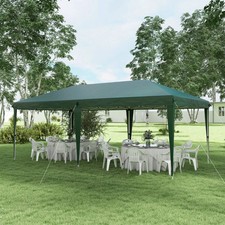 Heavy Duty Pop Up Gazebo Large 6 x 3(m) Wedding Tent Patio Party Event Canopy