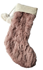 Workshop at Target Faux Fur Christmas Stocking