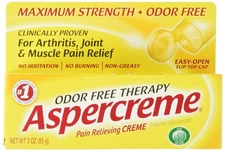 Aspercreme Maximum Strength Pain Relief Cream with Aloe 3 oz. (Pack of 4) for
