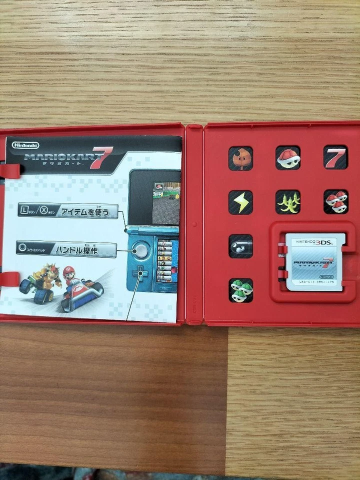 Mario Kart 7 Nintendo 3DS Game with Manual Japanese Version Complete Tested - Image 2 of 3