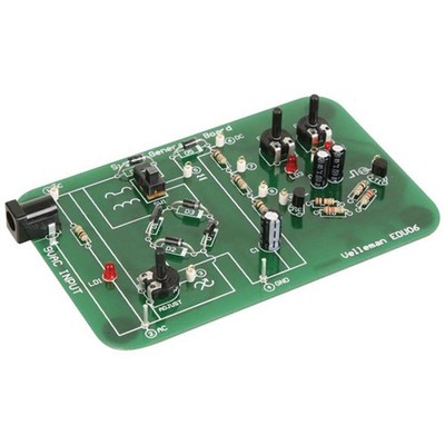 Velleman EDU06-VP Oscilloscope Tutor Kit, 9-12VAC, 100mA, 4.6 x 2.9 x 0.9 Size