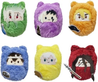 Dr.STONE Kurumi Plüsch Maskottchen & Abzeichen Set 6 Arten Stofftier gebraucht