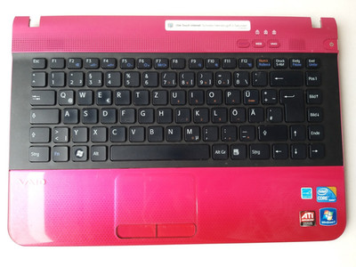 Sony VAIO PCG-61211M Oberschale Gehäuse Tastatur Handauflage Abdeckung Trackpad