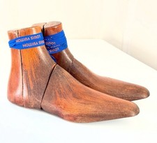 Vintage Wood Shoe Lasts Boot Stretchers Adjustable Cobbler Forms Pair Shoe Trees