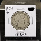 1909 S Barber Half Dollar 50c San Francisco