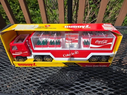 Vintage 1983 Buddy L Mack 1983 Coca Cola Trailer MackTruck, New Old Stock in Box