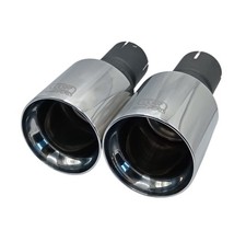 Duplex Endrohre Auspuffblende für FORD Kuga 1 + 2 TDCi EcoBoost 100mm 2008-2021