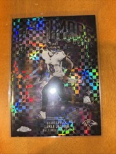 2025 Topps Chrome Lamar Jackson All Chrome X-Fractor #ACT-1 Ravens