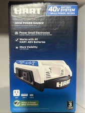 HART (HLNV01BTLVNM) Cordless 40V 300W Battery w/LED Light & Easy Carry Handle