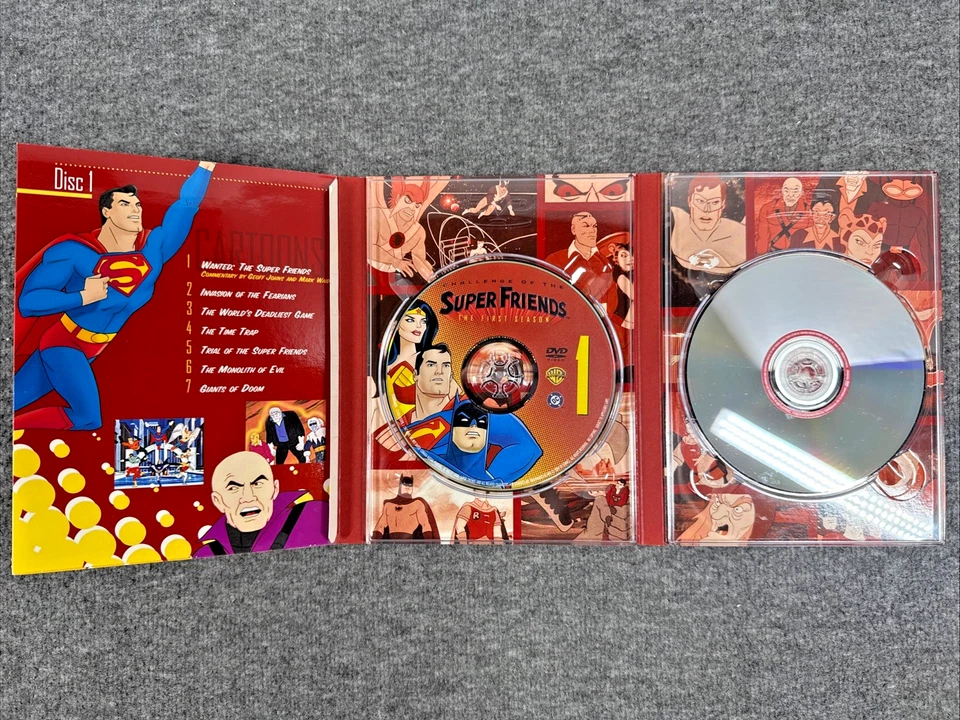 DC Comics Super Friends DVD Lot, Superman, Batman, Wonder Woman, Green Lantern - Image 4 of 4