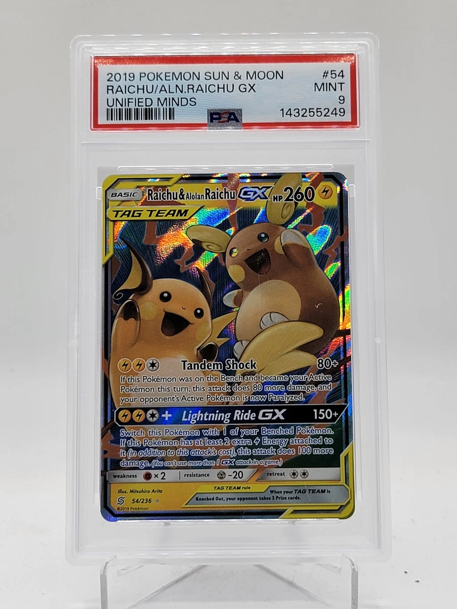 Preços baixos em Cartões TCG Pokémon Raichu & Alolan Raichu GX | eBay