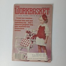 The Workbasket Magazine February 1979 Crochet this Vest and Matching Cap