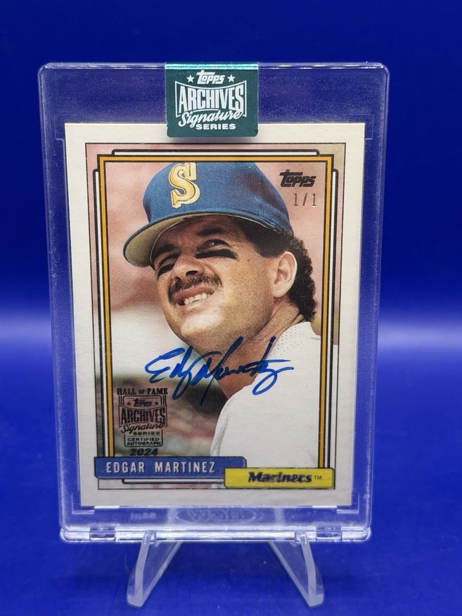 Edgar Martinez Baseball Serial Numbered Sports Trading Cards