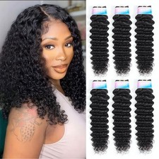 EMOL Deep Wave Bundles 18 18 18 Inches Curly Bundles Human Hair Weave