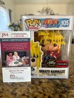 Naruto Minato Namikaze Glow Chase AAA anime exclusive signed funko pop JSA COA