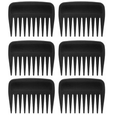 6 Piecess Palm Combs Pocket Mini Brush Palm Hair Brush Wide Tooth Detangling Com