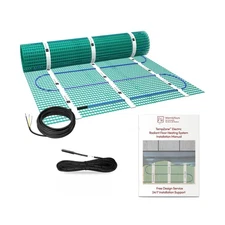 WarmlyYours Radiant Floor Heating System 3 x 10 ft. - Electric Heated Floor M...