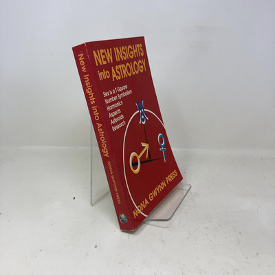 New Insights into Astrology by Nona Gwynn Press PB First Thus  Like New 1993