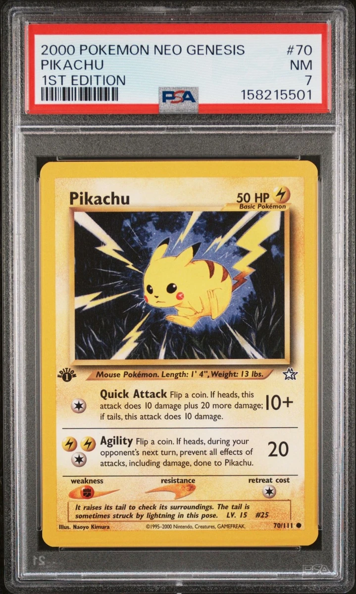 Pokémon TCG Grade 7 Pikachu Individual Collectible Card Game Cards