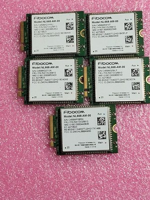 Lot of 5 FIBOCOM NL668-AM-00 LTE Cellular Modem FRU P/N 5W10V25810 Lenovo Laptop