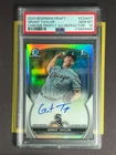 2023 Bowman Draft 1ST Prospect Chrome Refractor Auto/499 Grant Taylor PSA10 FCJS