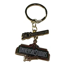 Universal Studios Hollywood 50th Anniversary Keychain