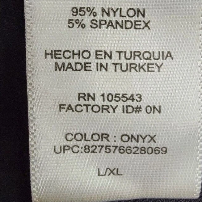 Camisa Blusa Top Mujer Daisy Fuentes Talla L XL Grande X Grande Negra Foto 3 de 4