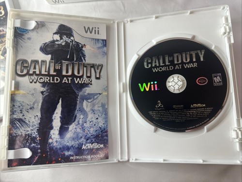 Call Of Duty 3 + World At War + Medal Of Honor Vanguard Nintendo Wii Game Lot - Picture 5 of 6