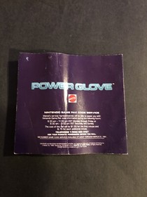 power glove nes Manual Only