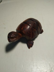 small wooden turtle